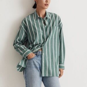 ☀️ MADEWELL Signature Poplin Oversized Shirt
